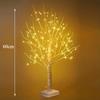 60 см пасхальное дерево светодиодный ночник береза для пасхального яйца медная проволока гирлянда лампа украшения подвесное дерево дети домашний декор для вечеринки
