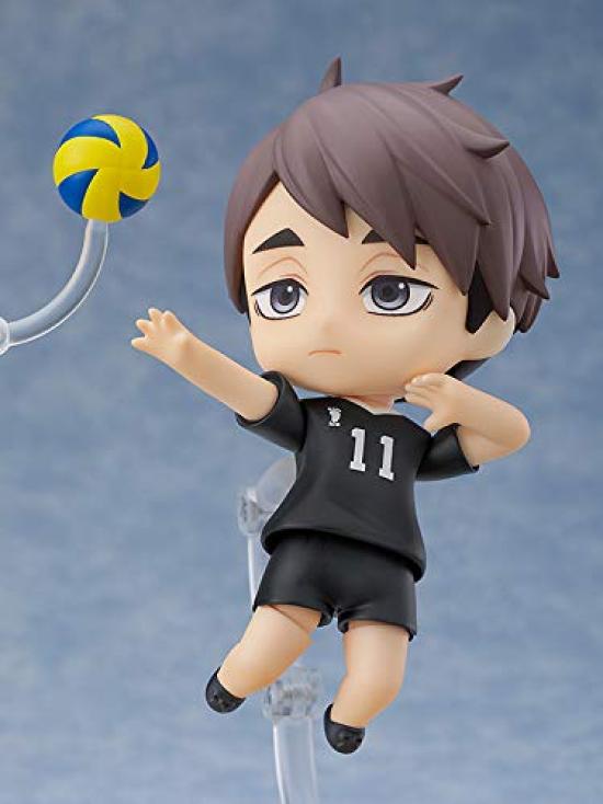 Нендороид Haikyu TO THE TOP Мия Осаму Без масштаба ABS и ПВХ Раскрашенная подвижная фигурка Перепродажа