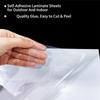 M-Modern-36 Sheets Holographic Sticker Paper,Holographic Laminate Sheets,Clear Vinyl Sticker Sheets,11.7 X 8.3 Inches(Star)