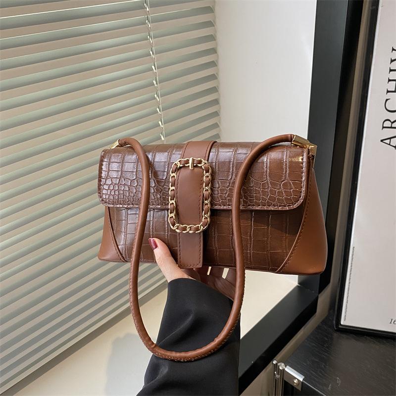 Bag Women's New Niche High-end Sense Large Capacity Versatile Underarm Bag Light Luxury Small Bag