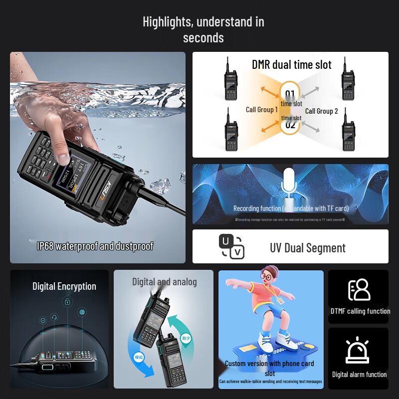 KSUN TFSI DM20UV Digital Walkie-Talkie (CN version)