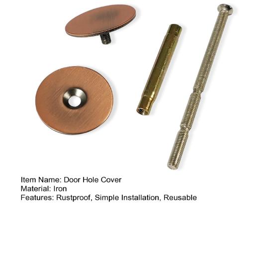 Накладка на дверное отверстие, нержавеющая, устойчивая к коррозии, простая установка, круглая накладка на дверное отверстие, домашняя безопасность