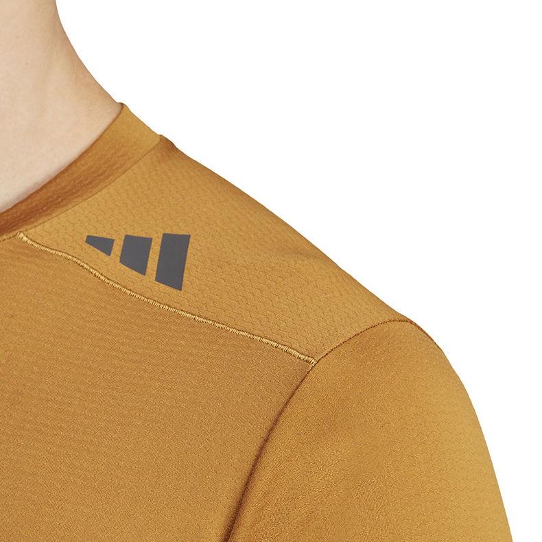 Adidas Однотонная футболка с круглым вырезом и коротким рукавом с логотипом, мужские топы цвета хаки IB9098