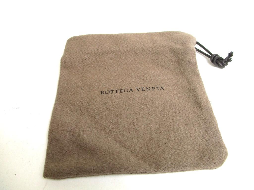 Оригинальный кожаный кошелек для купюр BOTTEGA VENETA Intrecciato черного и синего цвета #a469, восстановленный