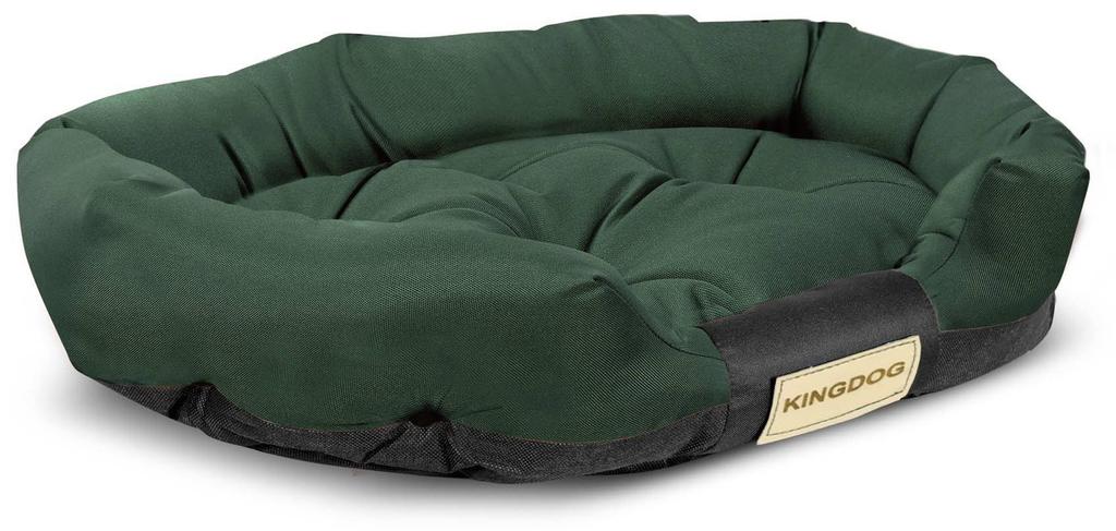 KINGDOG Dog Bed, Oval, Waterproof, Durable, Sizes M-XXL Various Colors