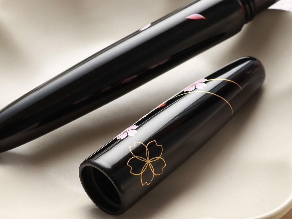 WANCHER Dream Pen Echizen Lacquer Cherry Blossom Moonlit Night Fountain Extra - [WANCHER Pen] (EF Fine)