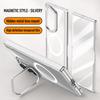 Luxury Magnetic Plating PC Hinge Protection Lens Stand Case for Samsung Galaxy Z Fold 8 Ultra / 7 6 Cover with Screen Glass Film