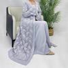 Ramadan Eid Prayer Lace Abaya Two Piece Set Inner Dress Women Flare Sleeve Long Abayas Kaftan Djellaba Dubai Party Vestidos