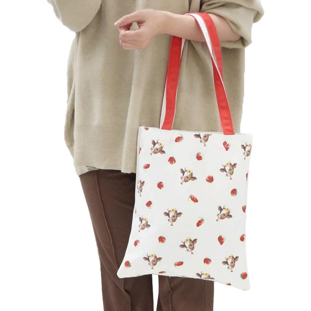 Morinaga Молоко Сгущенное Молоко Клубника Сумка-шоппер [Маленький шоппер]