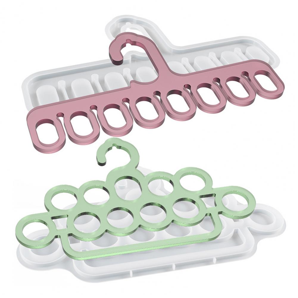 Форма для вешалки Ручная силиконовая форма для вешалки для одежды Шарфов Галстуков Форма для заливки эпоксидной смолой для любителей DIY-ремесел Уникальный подарок