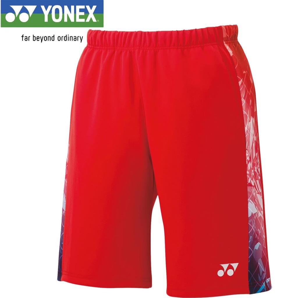 YONEX Вязаные шорты Закат Красный Размер S Мужские (Подходящий стиль), (496), (15177)