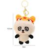 Cartoon Panda Doll Keyring Animal Bag Pendant Creative Panda Plush KeyChain  Couple
