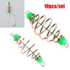 High Quality Method Leader Olive Spring Lure Fishing Bait Hanging Tackle Stainless Steel Feeder