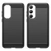 For Samsung Galaxy A35 5G Case Carbon Fiber Texture Phone Shell Anti-Dust TPU Phone Cover