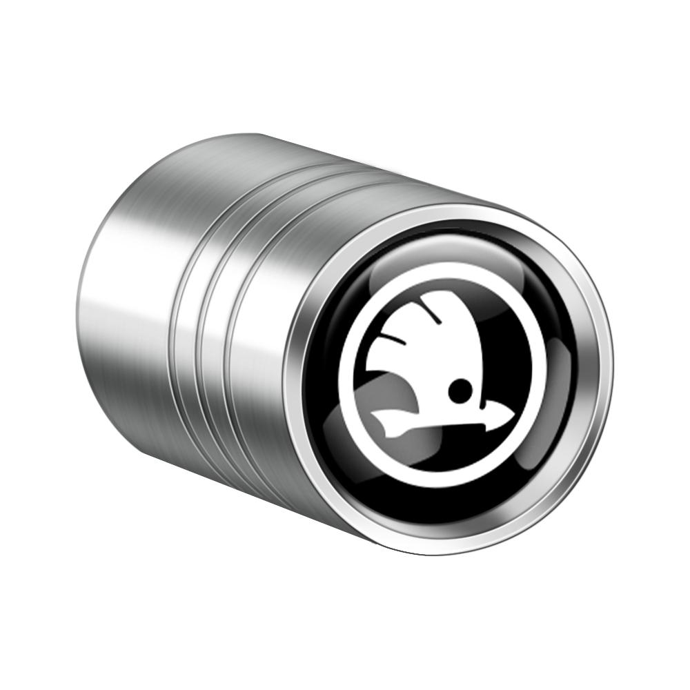 2025 Новые 4 шт. Металлические Колпачки Клапана Шин Автомобиля Для Skoda S Skoda Kodiaq Fabia Kamiq Karoq Octavia A5 A7 Ra