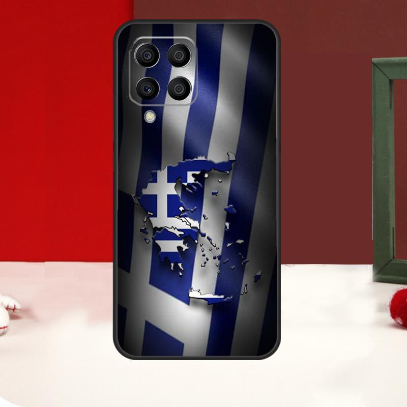 Греция Греческий Флаг Чехол Для Samsung Galaxy M55 M35 M15 M56 M36 M16 M31 M21 M13 M33 M53 M12 M32 M52 M14 M34 M54