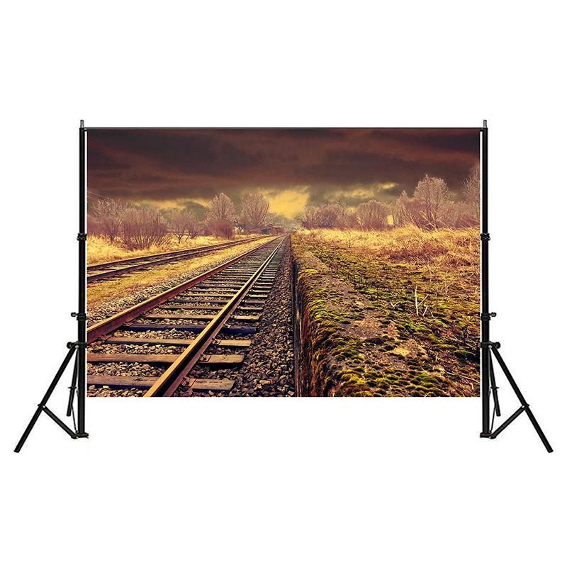 Railway Landscape Backdrop for Studio,Live Streaming,Parties Decor,Bedroom,Office,Background Tapestry