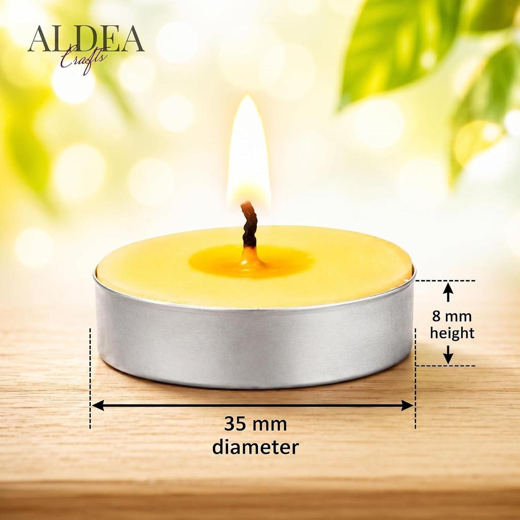 Pure Cow Ghee Diya Batti Tealights with Bhimseni Camphor |