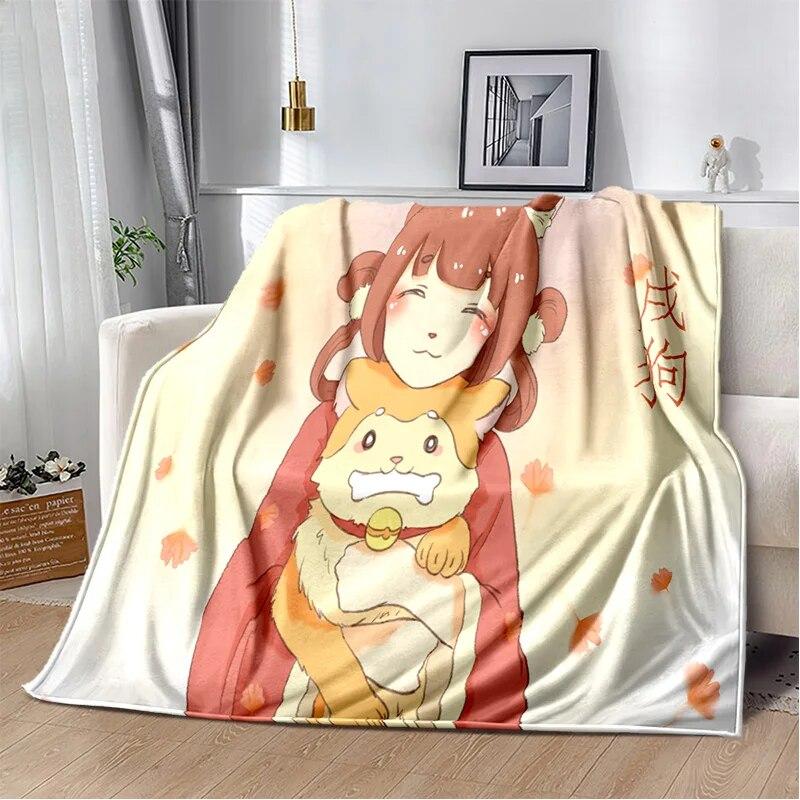 Двенадцать китайских знаков зодиака с узором Манта, чехол для дивана-кровати, мягкое одеяло, плед, мягкие теплые фланелевые одеяла, вентиляторы Gif