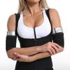 2PCS Women's Polymer Arm Trimmer with Zipper Closure for Slimming and Weight Loss