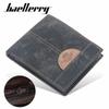 Vintage Men Short Wallet PU Leather Card Holder Business Design Wallets Coin Purse