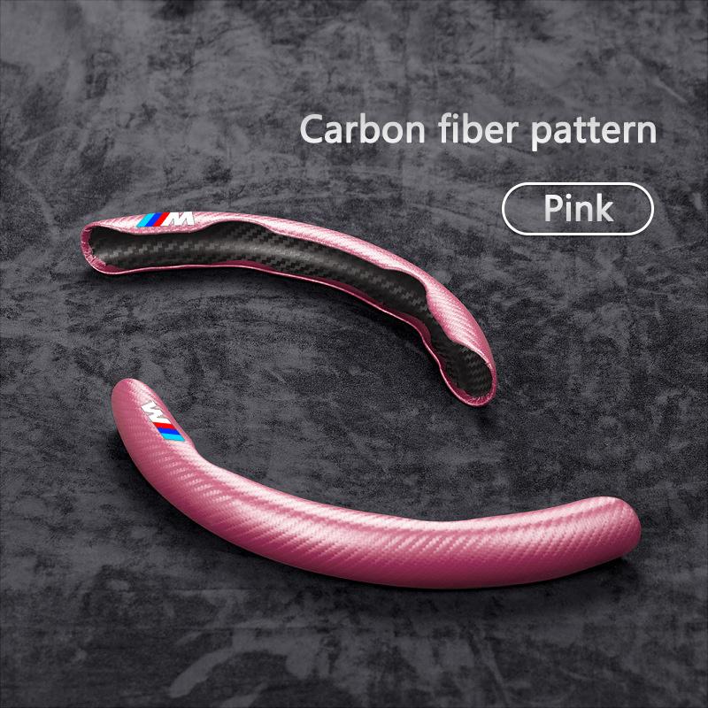 Carbon Fiber Car Steering Wheel Cover Non-slip Cover Auto Steering Wheel Handle Booster Protective Cover For BMW M F20 E83 E90