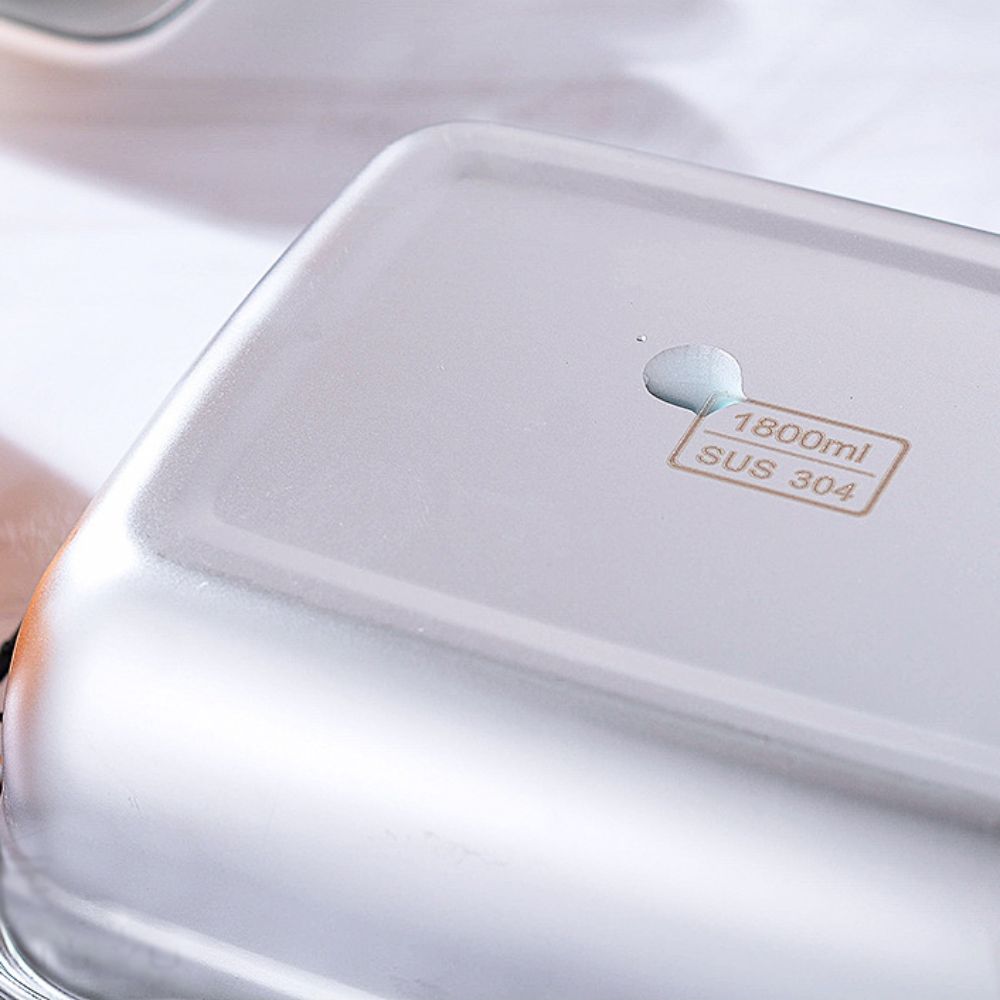 Leak-proof Fresh-keeping Box Stainless Steel Refrigerator Freezer Storage Box Kitchen Accessories