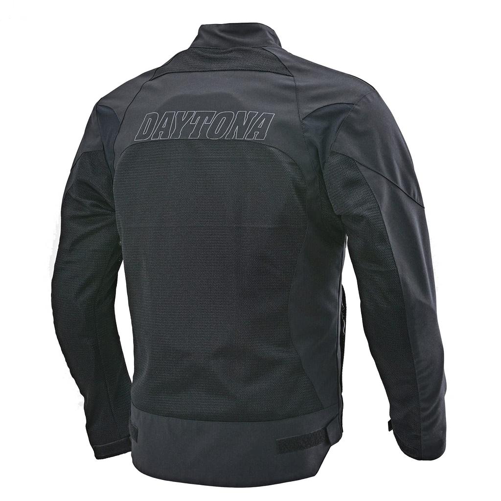 Daytona HBJ-058 21652 Sports Mesh Motorcycle Jacket with Soft Protectors, for Spring and Summer, Black, Size M