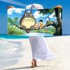 Anime-Totoros Print Beach Towel, Large Soft Quick Dry Towel for Beach Camping Swimming
