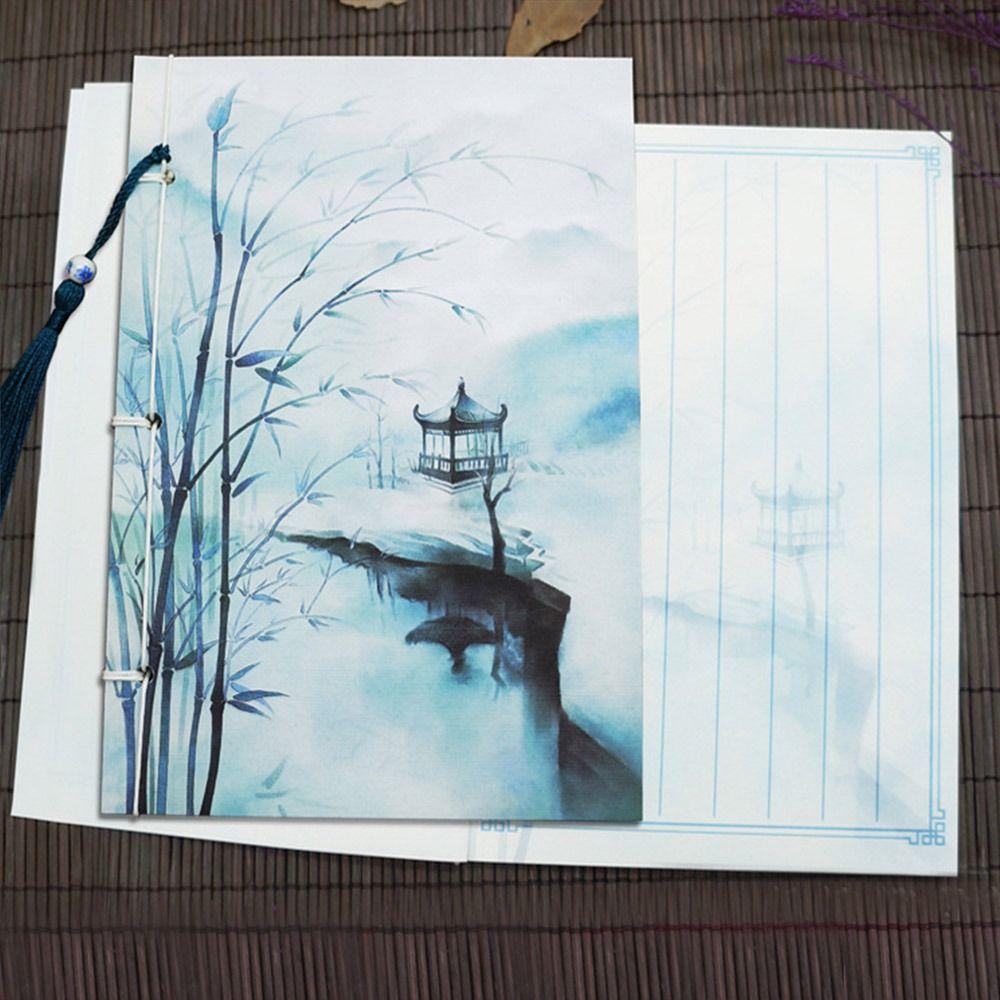 Sketchbook Wire-bound Notebook Handmade Journal Notepad Tassel Diary Note Book Office Stationery