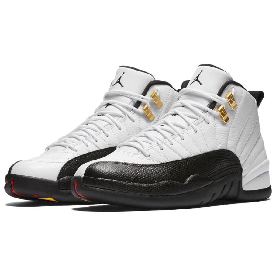 Кроссовки мужские Air Jordan 12 Retro Taxi 2025 Белые Черные CT8013-117