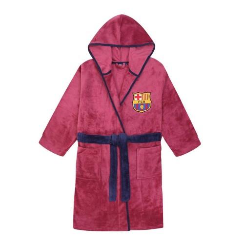 FC Barcelona Boys Crest Fleece Dressing Gown