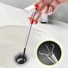 90/160cm Multifunctional Pipe Dredging Tool Bendable Drain Auger Sewer Hair Cleaning Claw Spring Loaded Grabber Pickup Pipe Tool