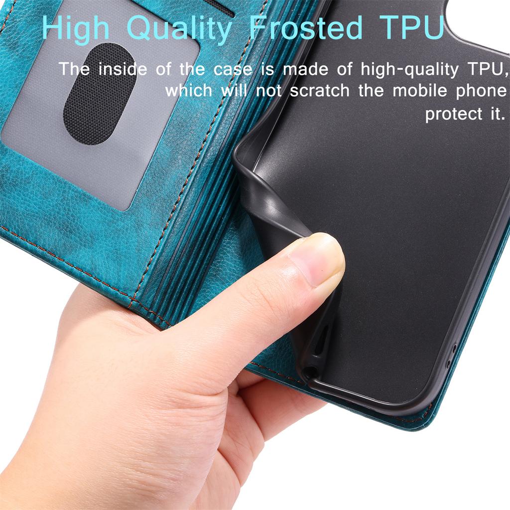 Чехол-книжка-кошелек из искусственной кожи Litchi Stria с подставкой для Xiaomi Redmi Note 8, Poco M3, Redmi 10X 4G, Redmi Note 9 Pro, Note 11, Note 12, K50, K60...