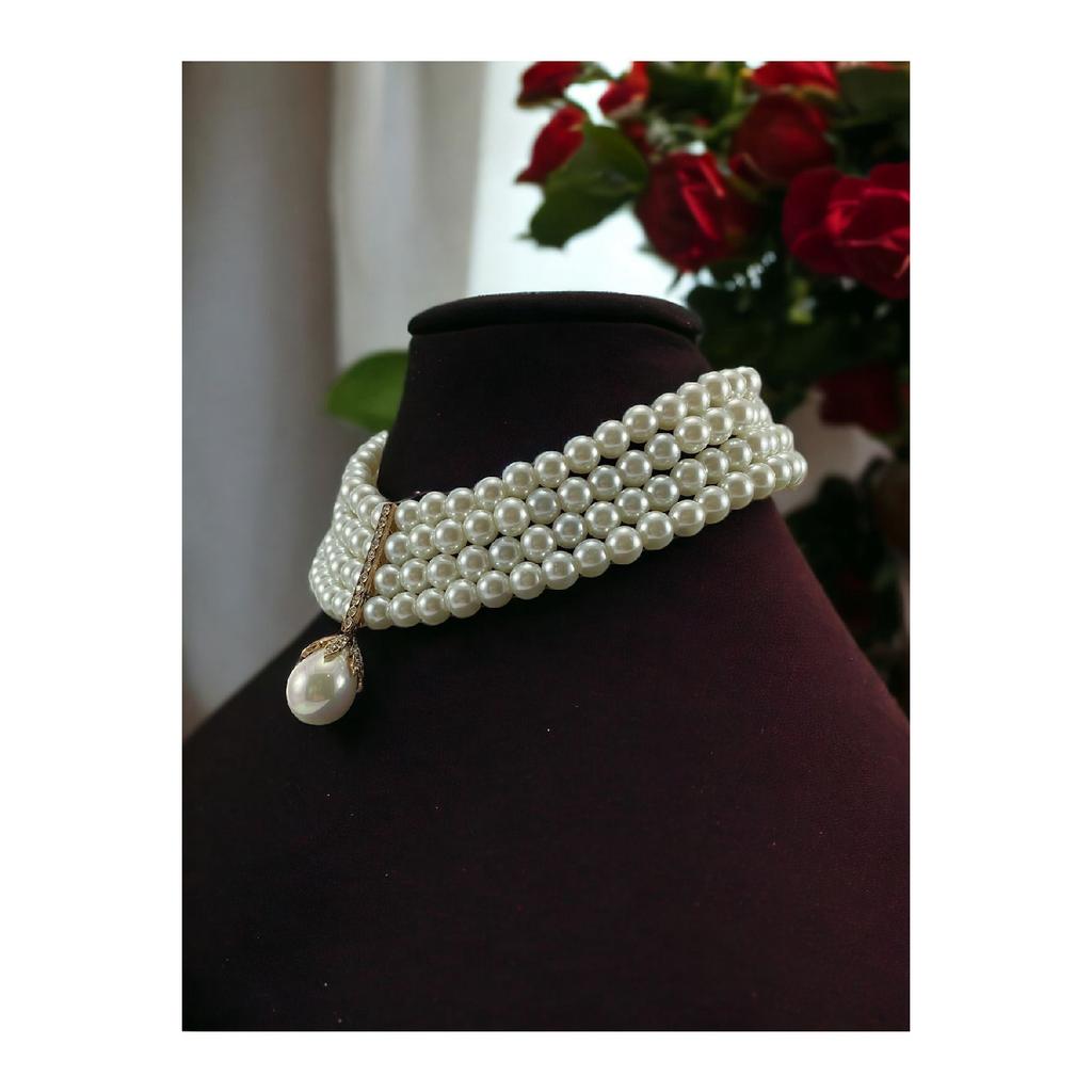 Pearl Mallorca Choker Necklace