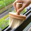 1 шт. Чистящая деревянная щетка для чистки с мягкой щетиной, многофункциональная для бытовых инструментов для очистки окон и деталей автомобиля