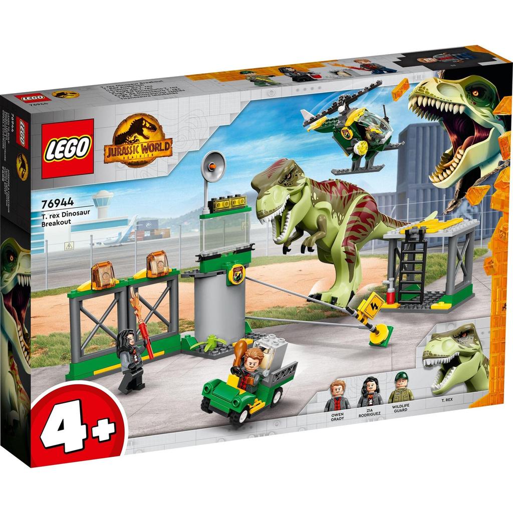 LEGO Jurassic World Great Escape Игрушка Подарок на день рождения Блок Образовательный Рождество Мальчики Девочки Дети 4 года 5 лет 6 лет Динозавр