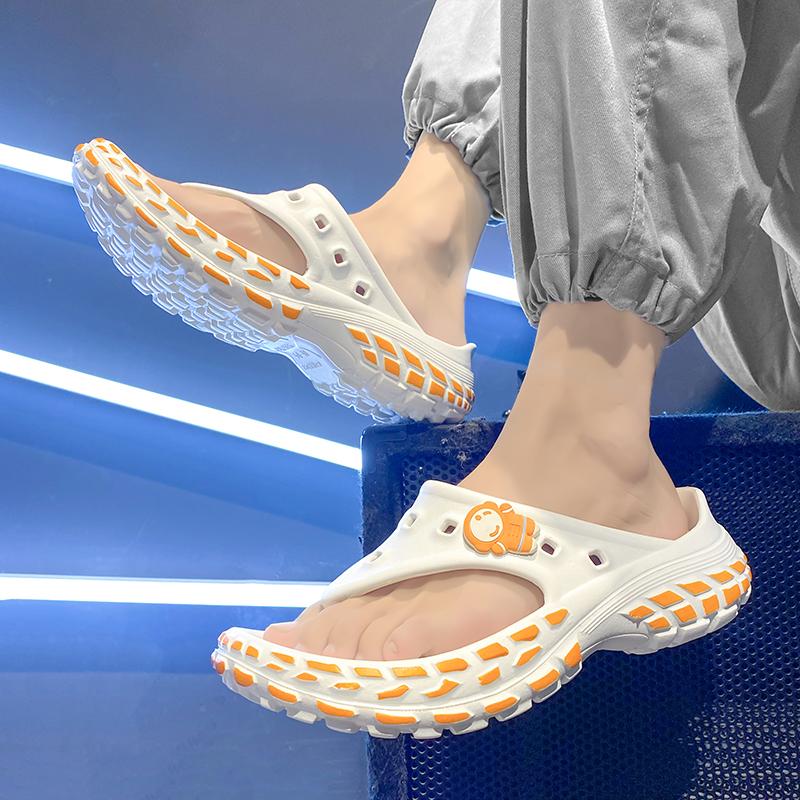 Мужские и женские сандалии, новые большие размеры, тапочки на платформе из ЭВА, мужские повседневные спортивные парные сандалии в стиле панк, пляжная обувь, шлепанцы