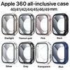 Защитный чехол-бампер для Apple Watch 46мм 42мм 45мм 40мм 41мм 44мм Ultra 49мм Жесткий передний и задний чехол-бампер Аксессуары для iWatch Series 11 10 9 8 7 SE 6