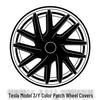 Dual-Tone Protective Cover Ring for Tesla Model 3/Y Wheel Hub