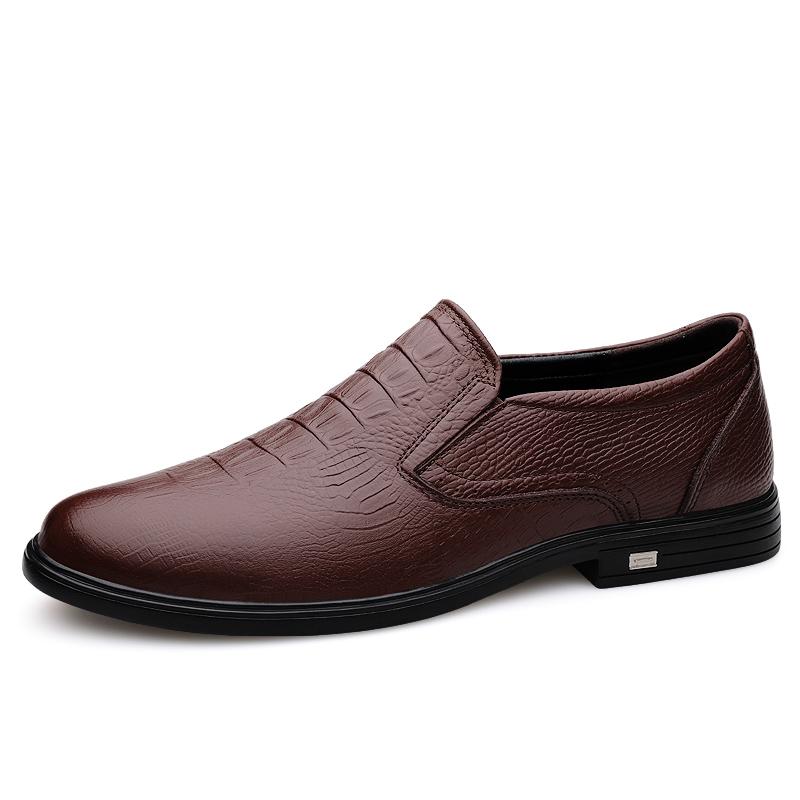 Роскошные брендовые мужские деловые туфли из натуральной кожи, мужские лоферы, повседневные туфли для вождения, классические мокасины с крокодиловым узором, туфли на плоской подошве