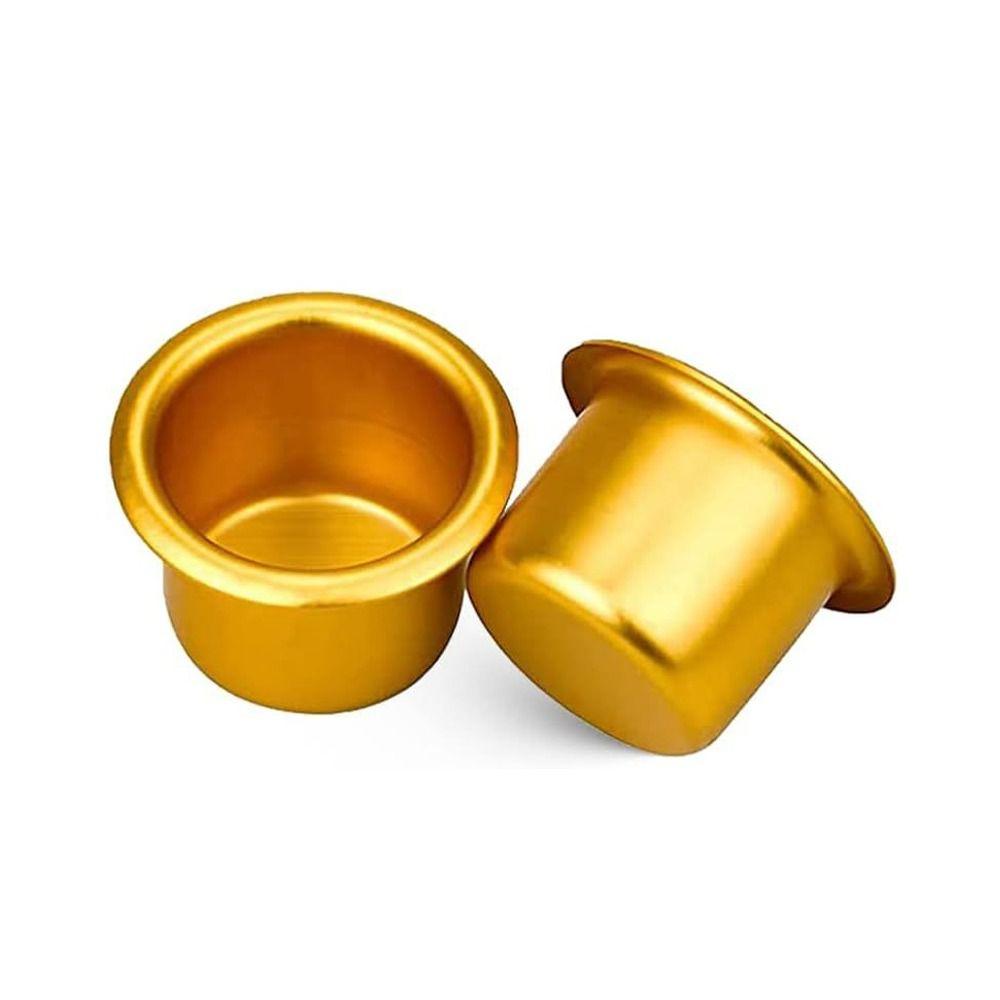 Металлические подсвечники Простые Мини Подсвечники Алюминиевая Основа Чашки Декор для Вечеринки