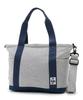 Сумка-тоут с открытым верхом Сумка-тоут из нейлона, синяя H-серый/базовый