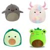 Плюшевая игрушка Squishmallows Кот-Акула Кролик С наполнителем из ПП хлопка Для детей и коллекционеров