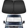 ARISMOTOR Солнцезащитная шторка на лобовое стекло для Ford Transit 150 250 350 350HD 2015-2025 2026, Подходящая складная солнцезащитная шторка на переднее стекло, Защитный козырек, Блокировка УФ