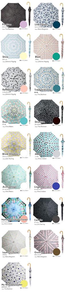 ogawa Скандинавский, как для солнечной, так и для дождливой погоды, защита от ультрафиолетового излучения, День уважения к пожилым людям Corco Family 81176, женский зонтик, узор, дни, 99,9%