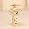 Portable USB Rechargeable Cartoon Mini Fan - Creative Student Gift