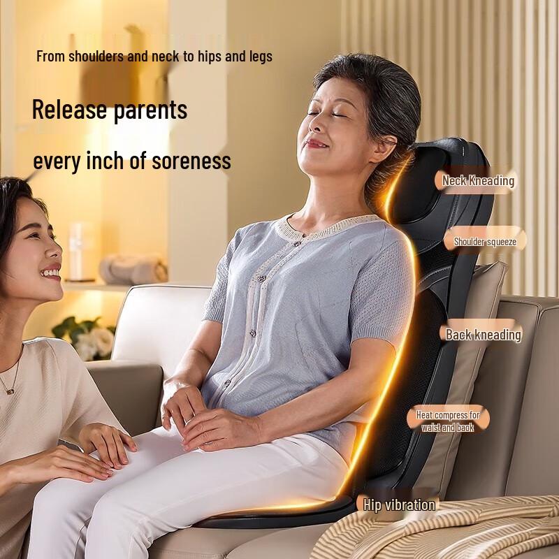 AUX Shiatsu Massage Cushion with Heat for Car & Home