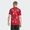 adidas SS25 Футбольная майка мужская Преппи Красная JF2605