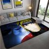 Anime Naruto Non-slip Area Rugs Large Mat Rugs for Living Room Comfortable Carpet Soft Floor Mat Rugs for Bedroom